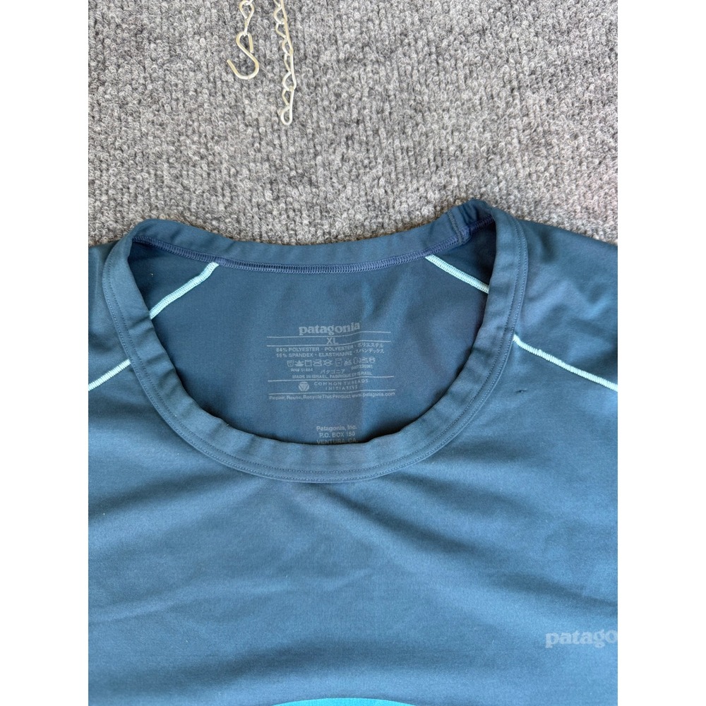 PATAGONIA & SIMMS Mens polo bundle lot of 3 different size - Picture 4 of 11